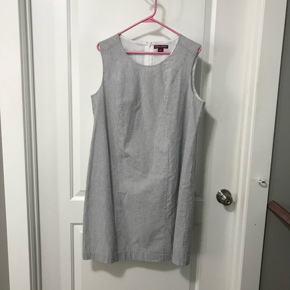 Jessica London  Lined Sleeveless Dress Fits Size 12/14 Marked Size 18 NWOT